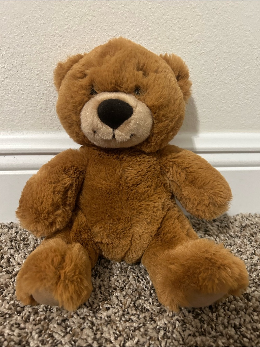 Aurora 12” Plush Brown Teddy Bear Stuffed Animal - Soft Cuddly Kids Toy